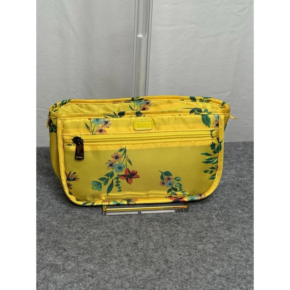 Lug Parasail Cosmetic Bag Case Flowers‎ Yellow